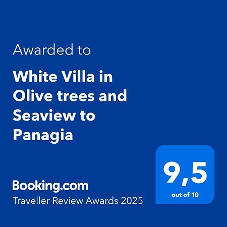 Almiropótamos White Villa In Olive Trees And Seaview To Panagia מראה חיצוני תמונה