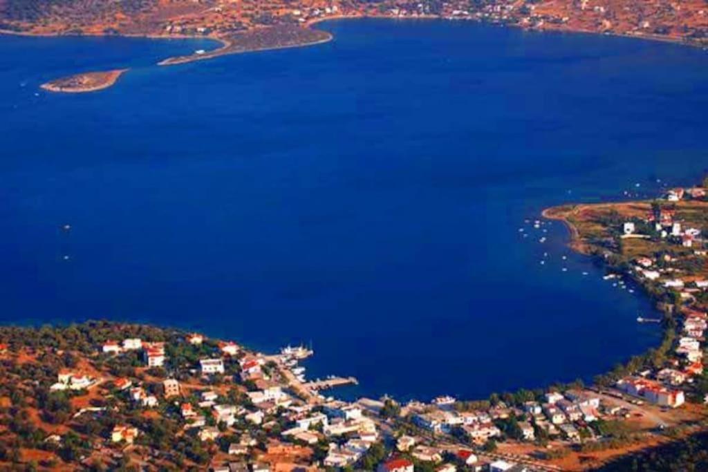 Almiropótamos White Villa In Olive Trees And Seaview To Panagia מראה חיצוני תמונה